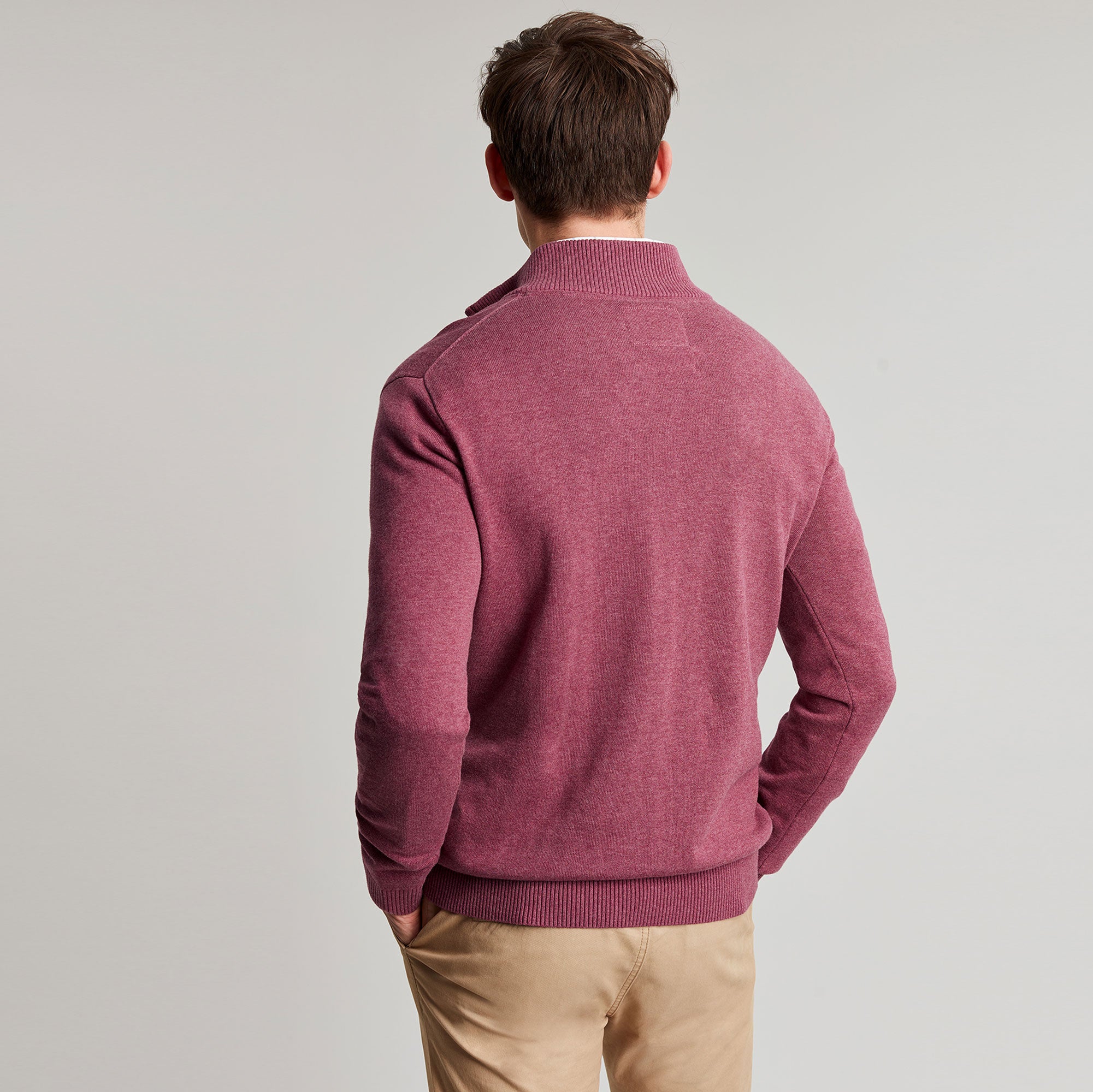 Joules Mens Hillside 1/4 Zip Funnel Neck Jumper