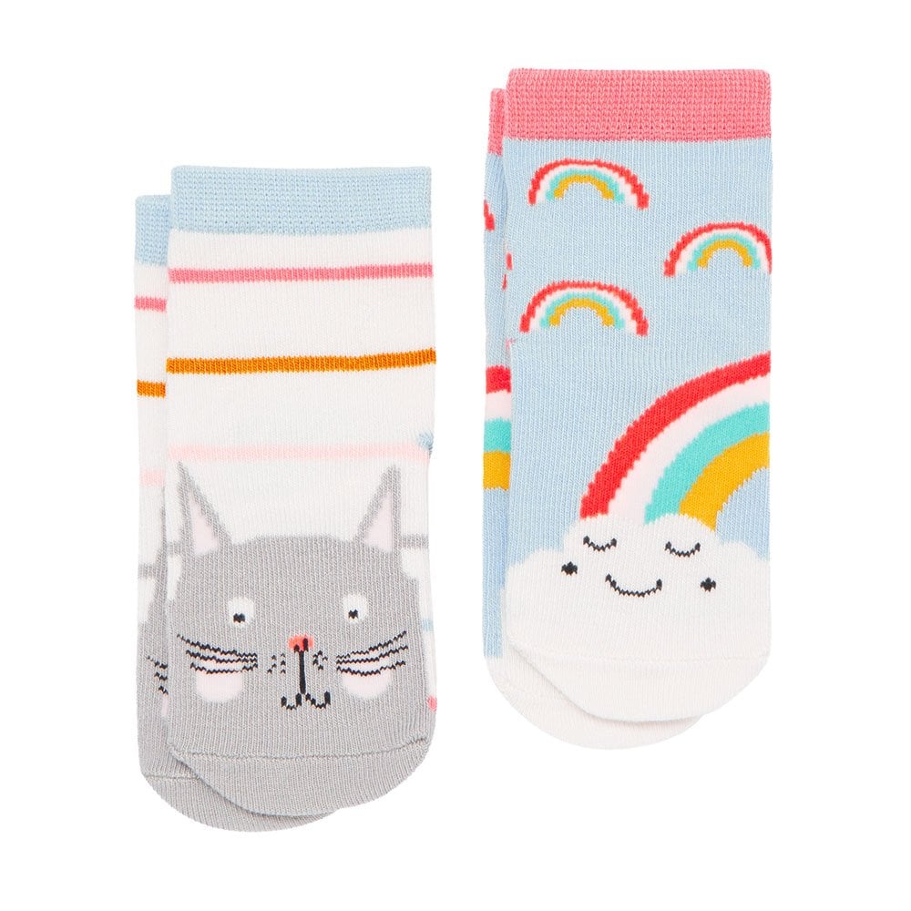 Joules Baby Girls Neat Feet Character Socks