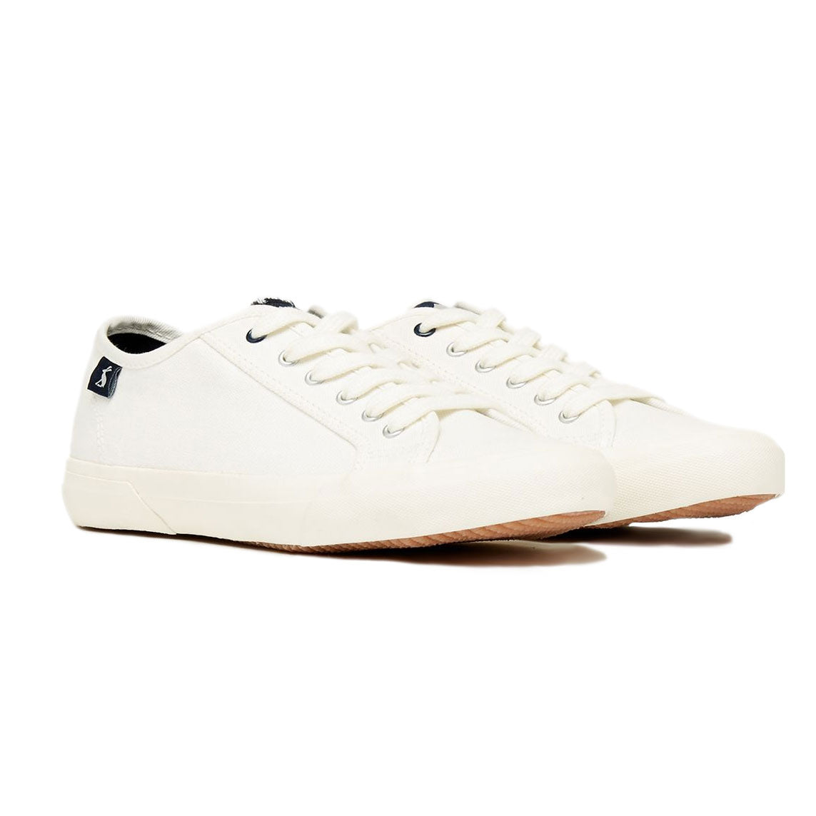 Joules Ladies Organic Coast Pump Lace Up Trainer