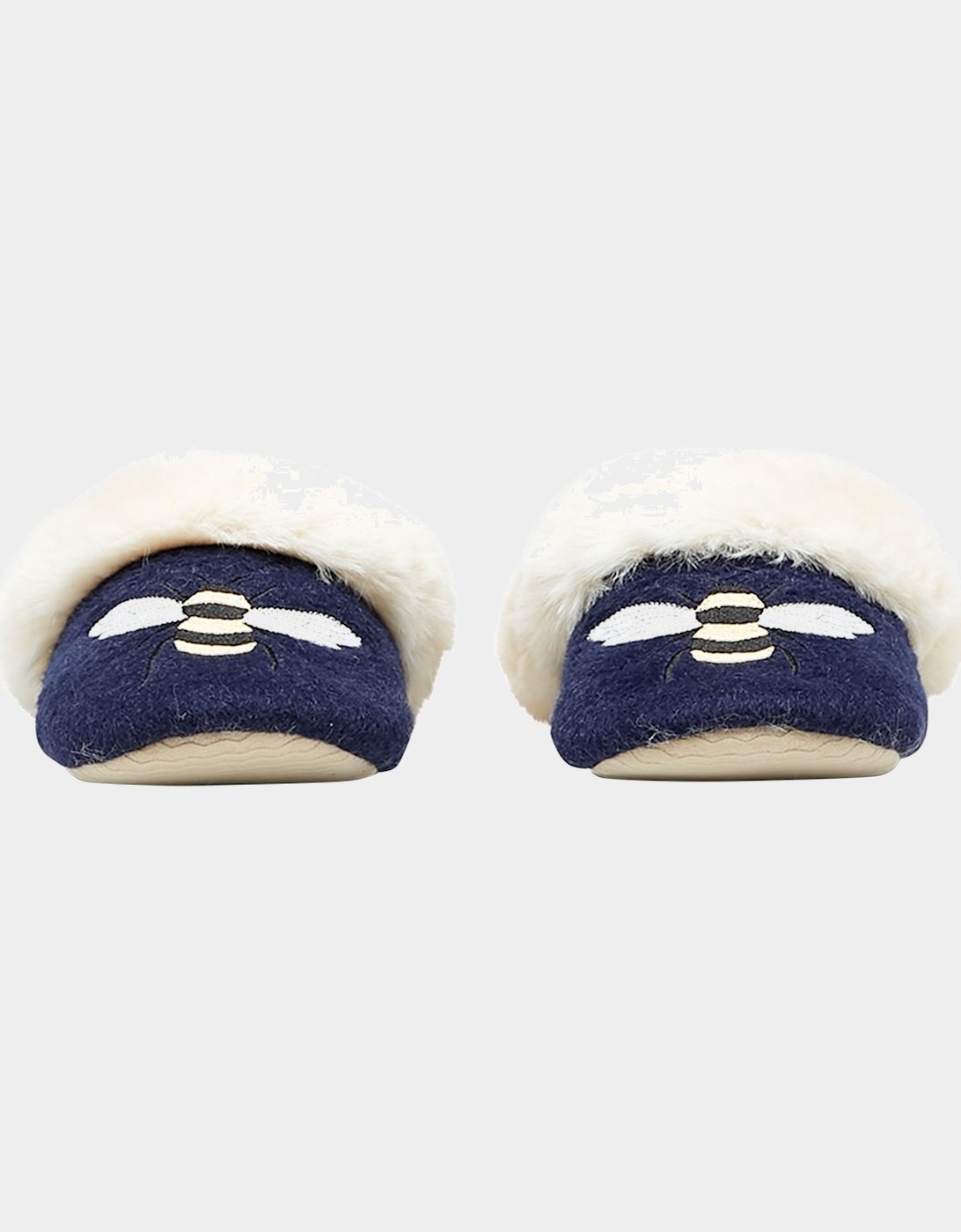Joules Womens Slippet Luxe Bee Slippers (Navy)