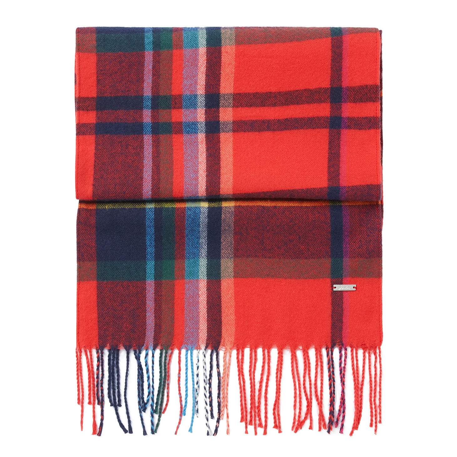 Joules Ladies Bracken Check Warm Handle Scarf