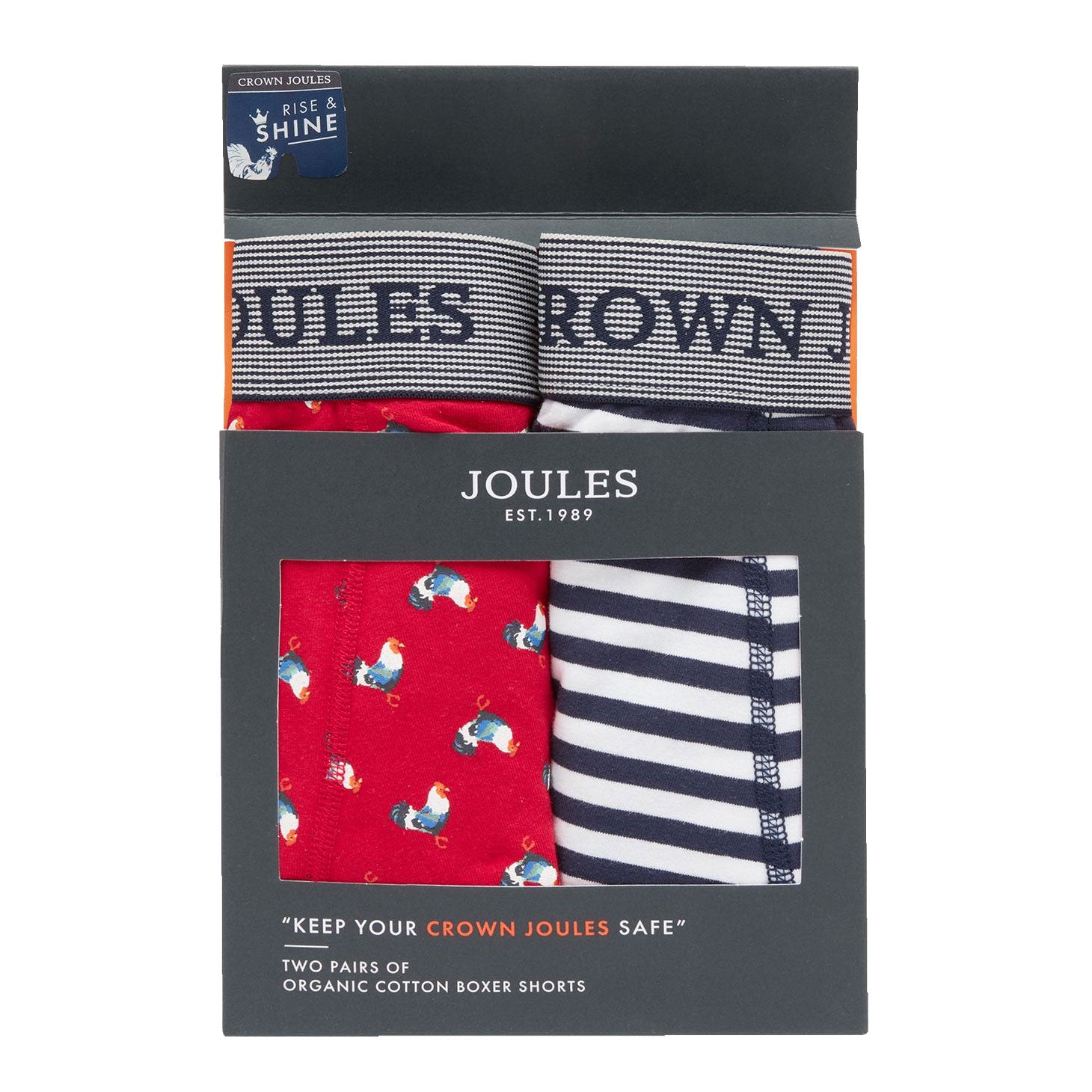 Joules Mens Crown Joules Underwear 2 Pk