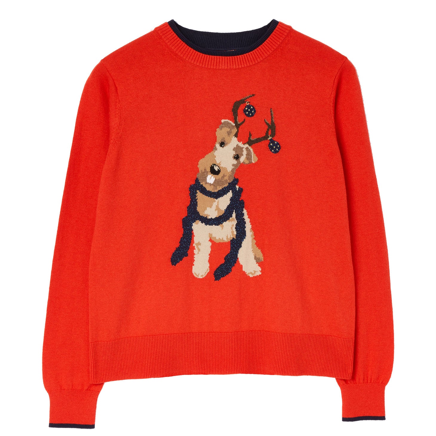 Joules Ladies Mariella Festive Intarsia Jumper