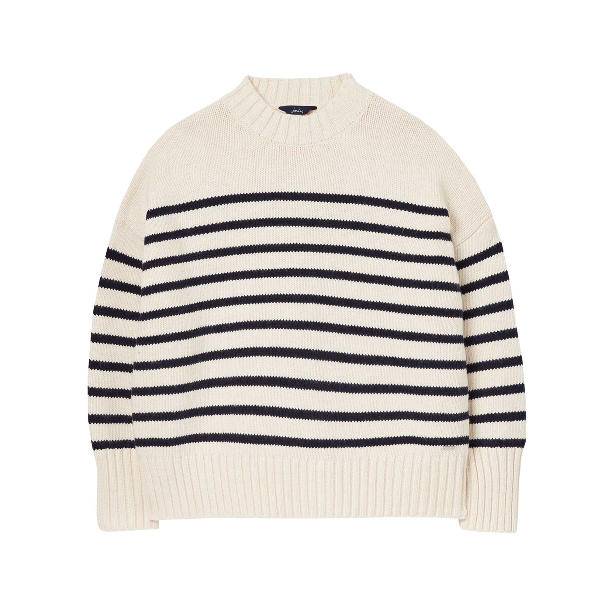 Joules Ladies Bay Chunky Cotton Breton Jumper