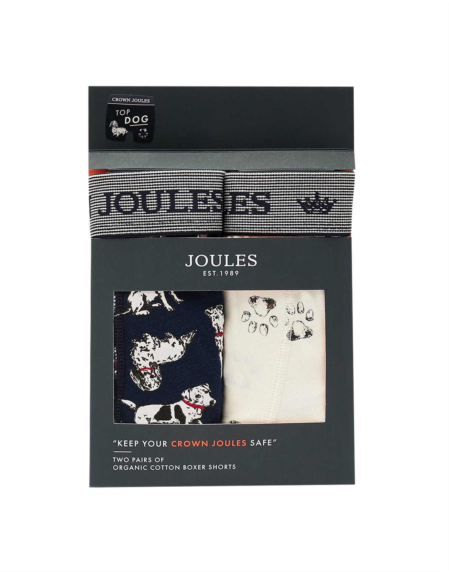 Joules Mens Crown Joules 2 Pack Underwear