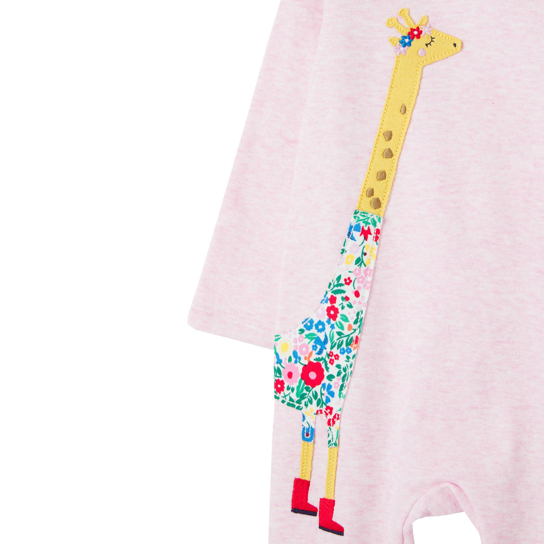 Joules Baby Zippy Artwork Cotton Babygrow