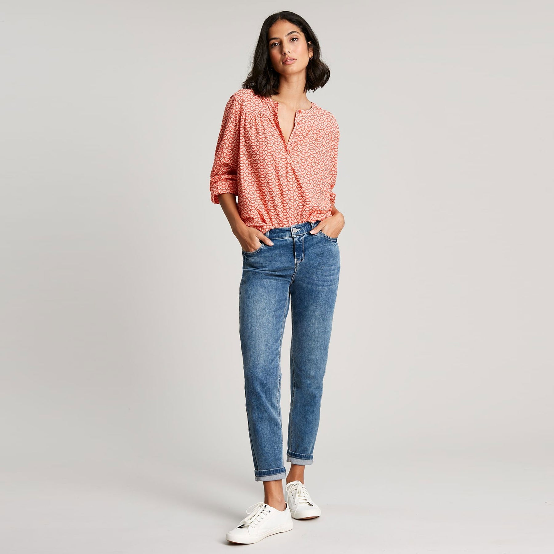 Joules Ladies Georgia Pop Over Top
