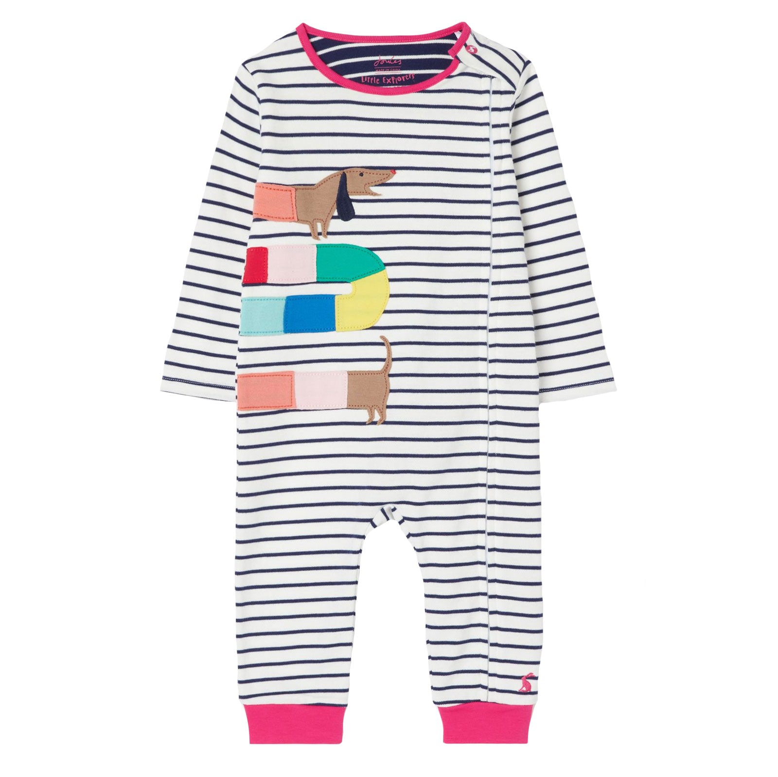 Joules Baby Winfield Organic Cotton Artwork Romper