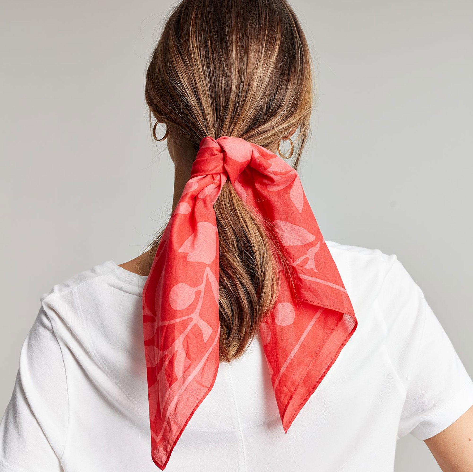 Joules Ladies Parlow Cotton Square Scarf