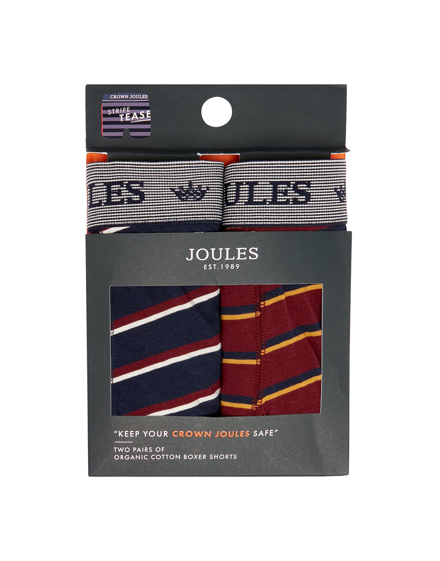 Joules Mens Crown Joules 2 Pack Underwear