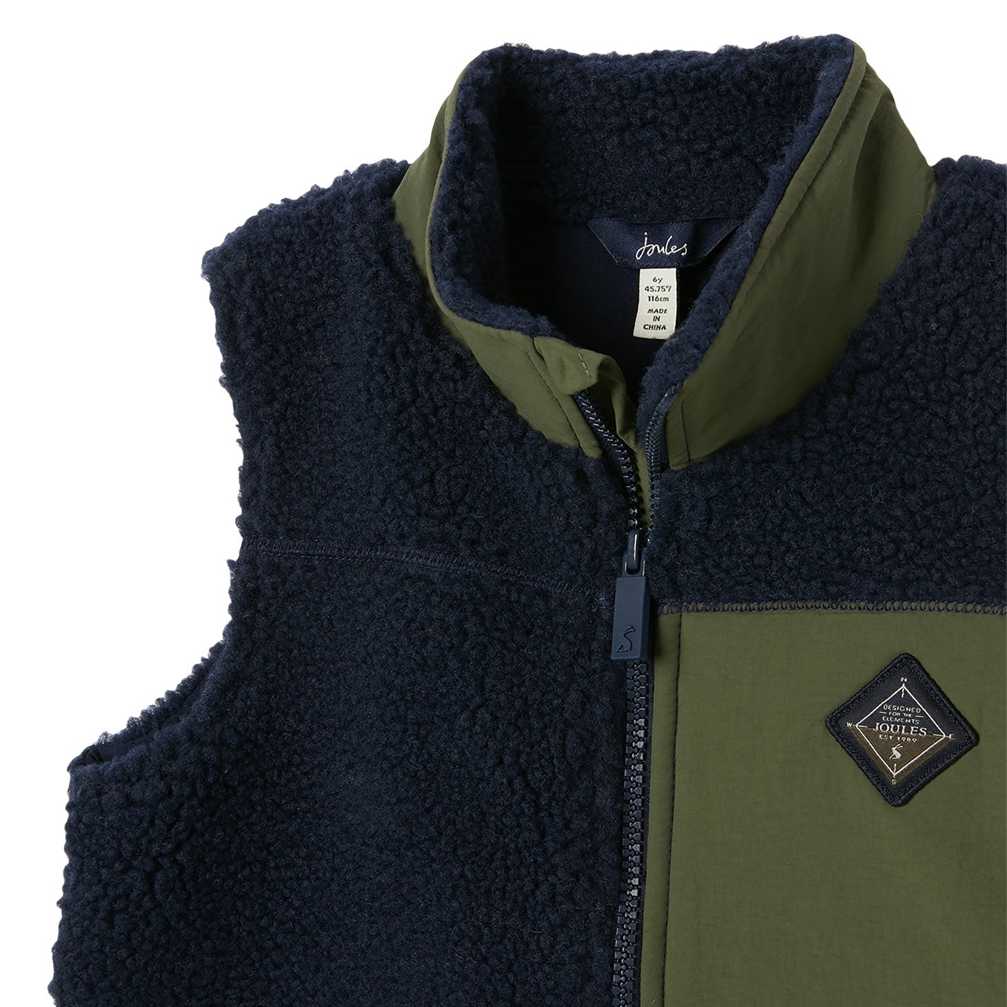 Joules Boys Rowan Borg Fleece Gilet
