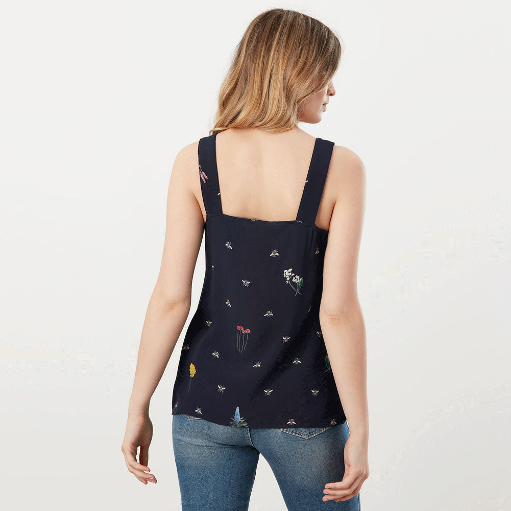 Joules Ladies Kyra Print V Neck Cami