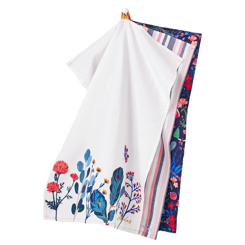 Joules 3 Pack Tea Towel Set