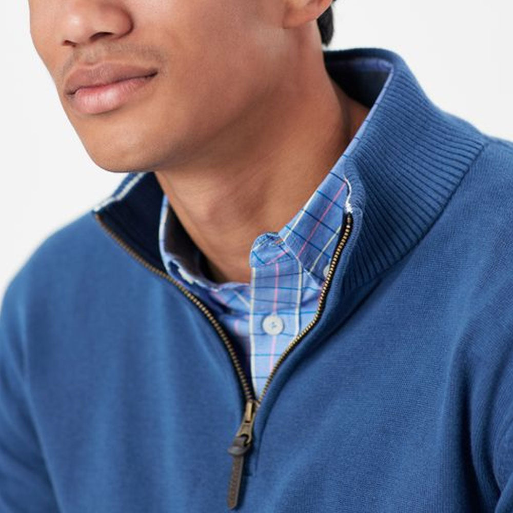 Joules Mens Hillside 1/4 Zip Funnel Neck Jumper