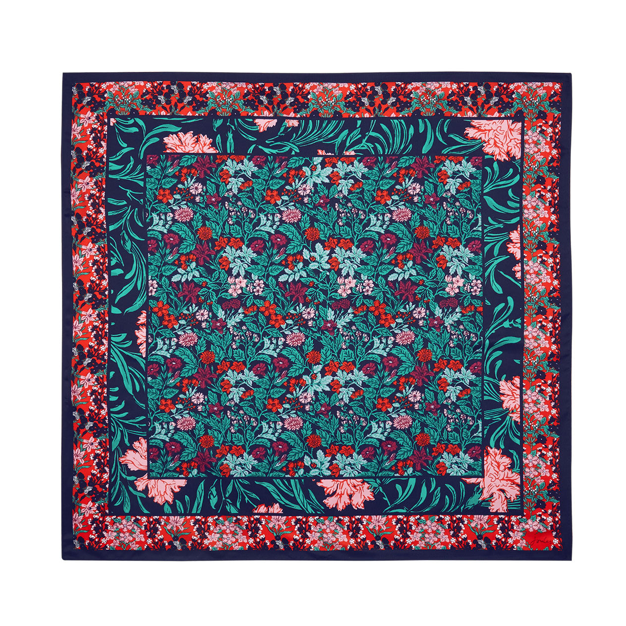 Joules Ladies Liv Printed Square Scarf