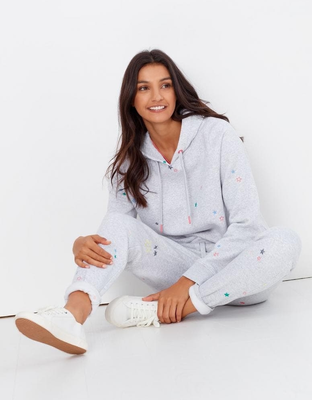 Joules Rowley Embroidered Womens Hooded Sweatshirt