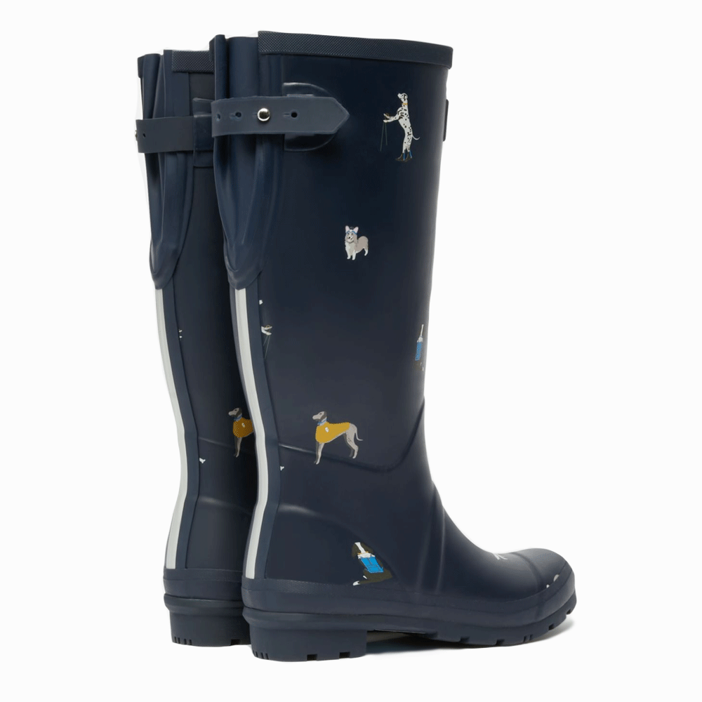 Joules Ladies Welly Print With Back Gusset