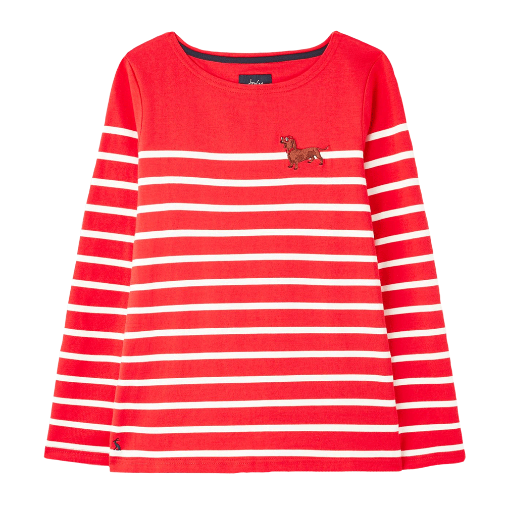 Joules Ladies Harbour Emb Long Sleeve Jersey Top