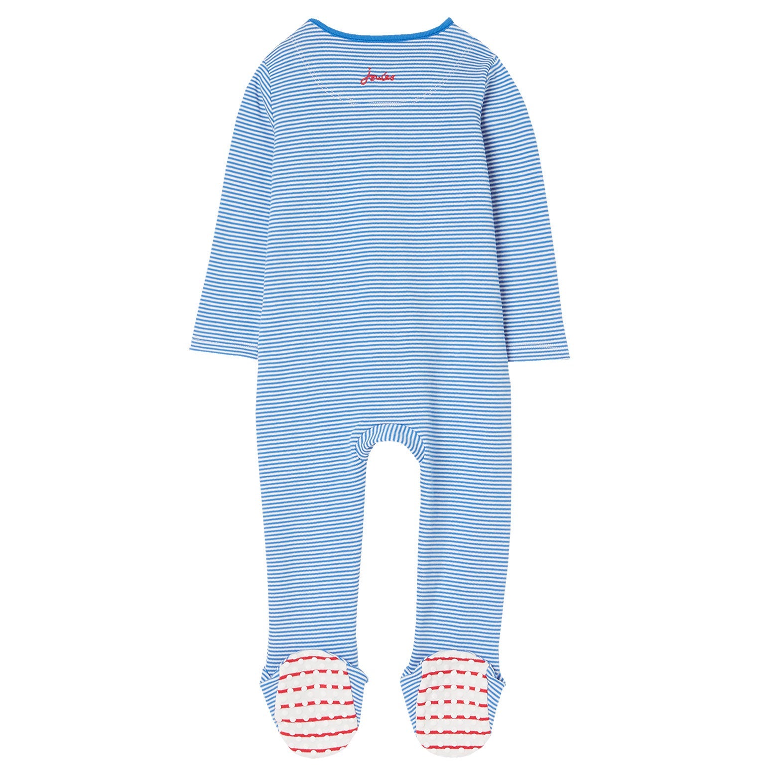 Joules Baby Zippy Cars Artwork Cotton Babygrow