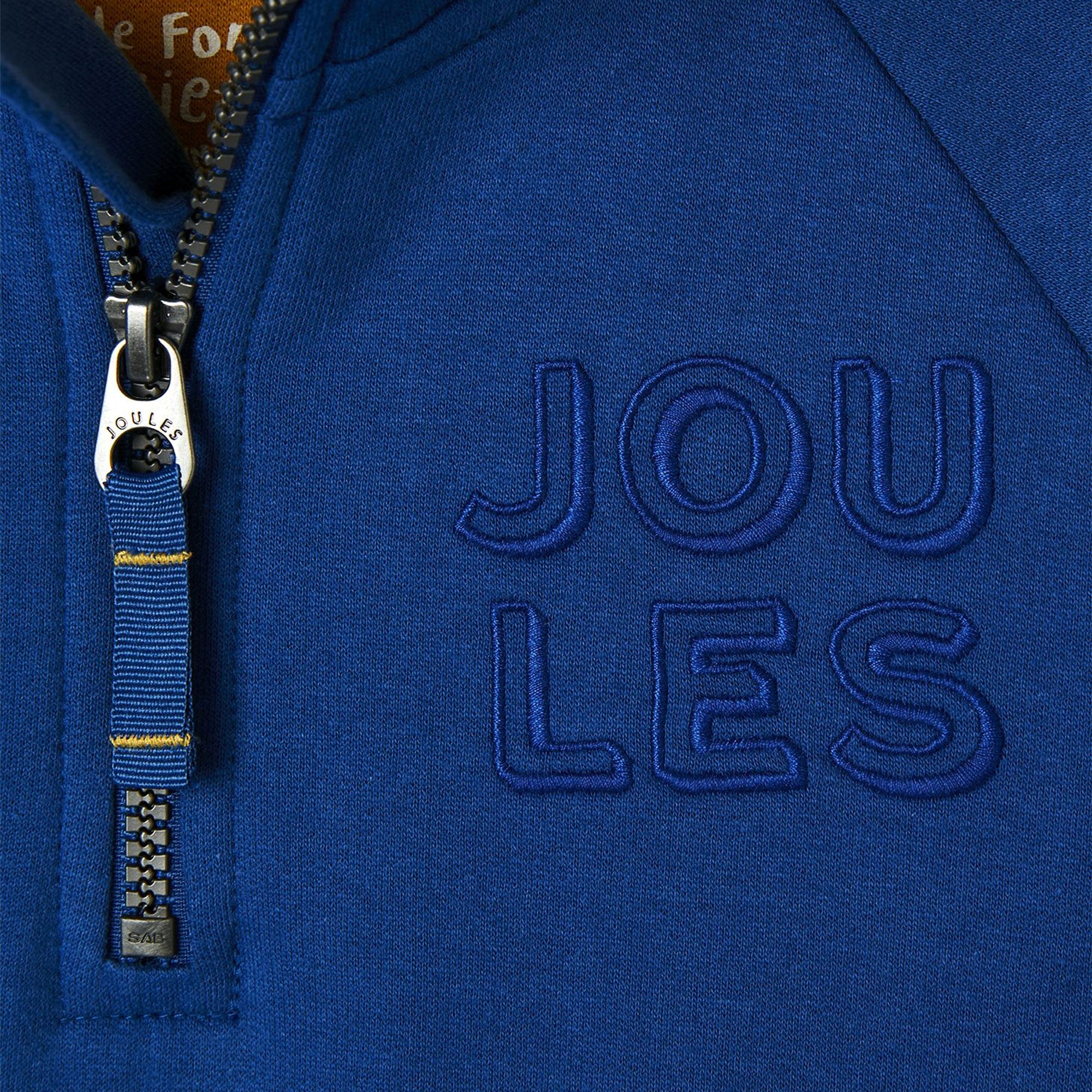 Joules Boys Finn Overhead Zip Neck Sweatshirt