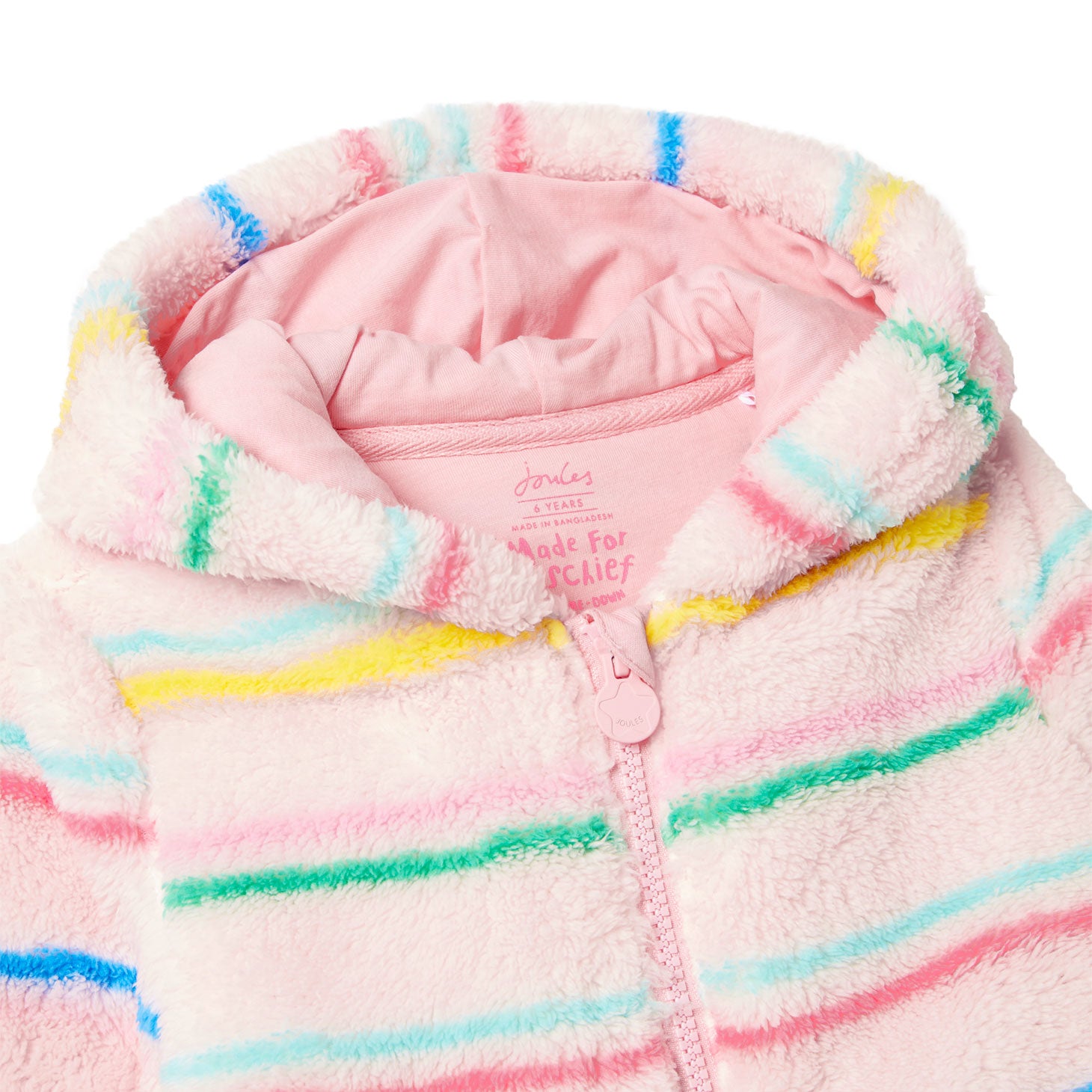 Joules Girls Lanie Zip Through Fleece