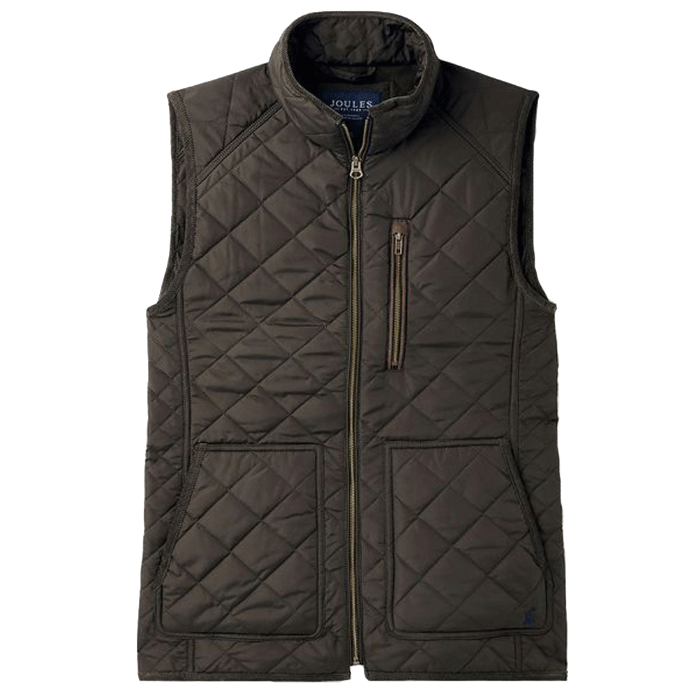 Joules Mens Halesworth Quilted Fleece Lined Gilet