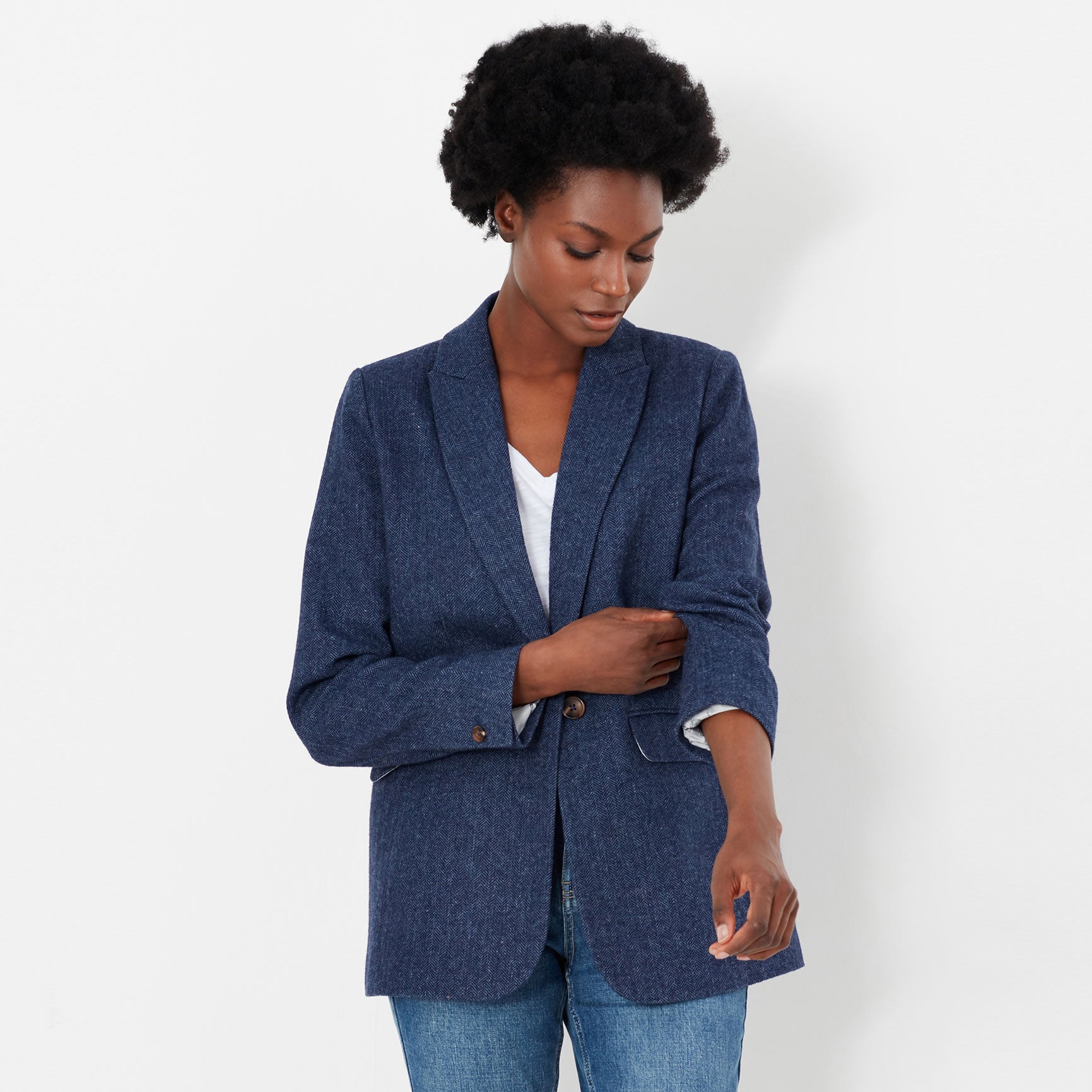 Joules Ladies Bramble Recycled Wool Blazer