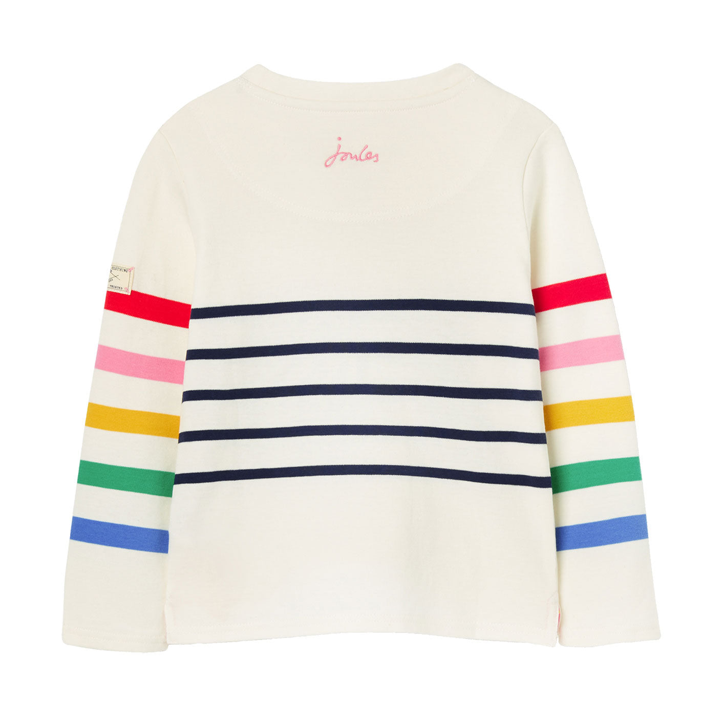 Joules Girls Harbour Long Sleeve Stripe & Printed T-Shirt