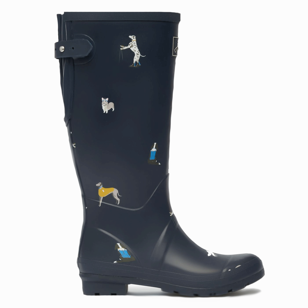 Joules Ladies Welly Print With Back Gusset
