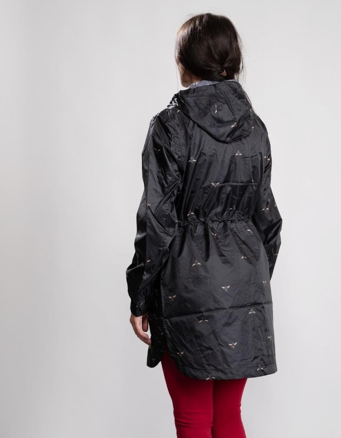 Joules Golightly Printed Waterproof Womens Packable Jacket
