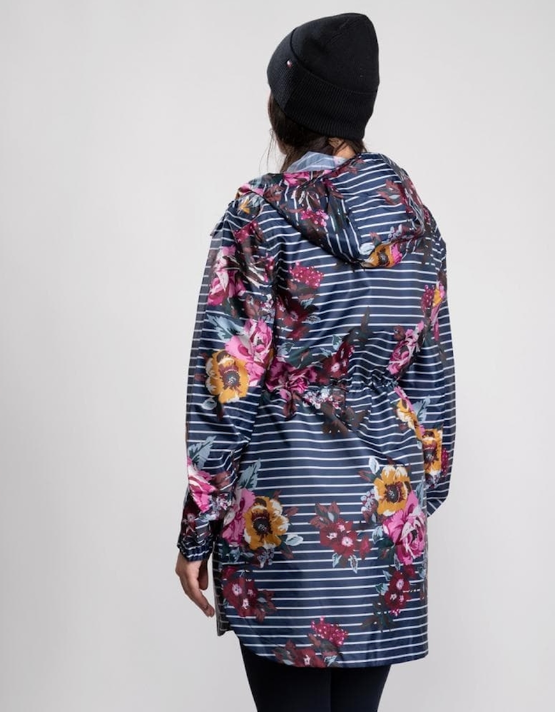 Joules Golightly Printed Waterproof Womens Packable Jacket