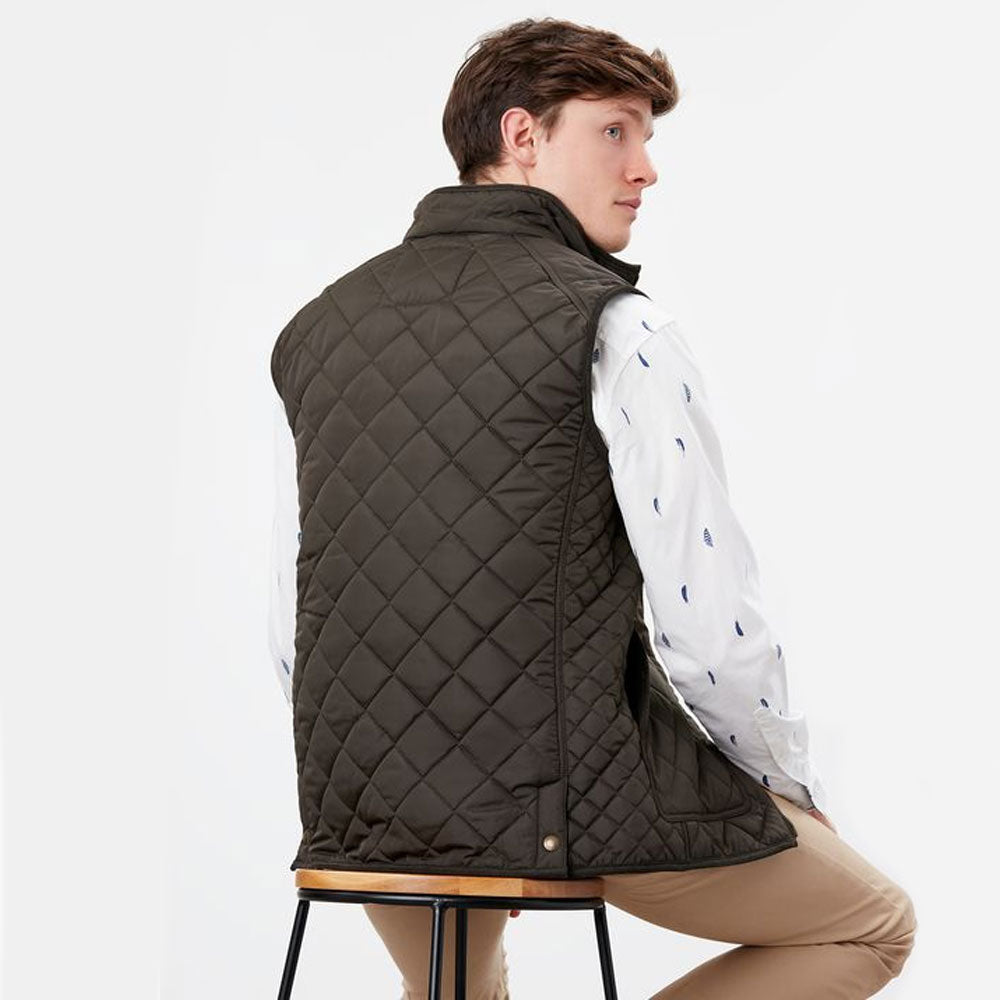 Joules Mens Halesworth Quilted Fleece Lined Gilet