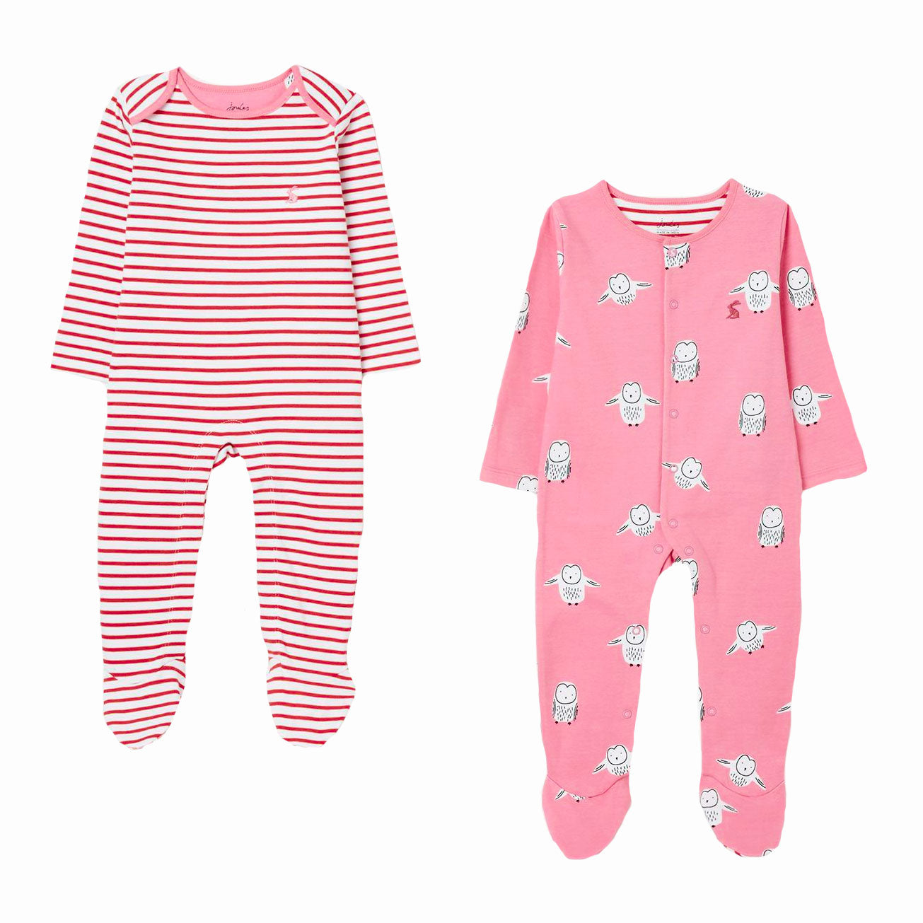 Joules Baby Elmley 2 Pk Organic Cotton Babygrows