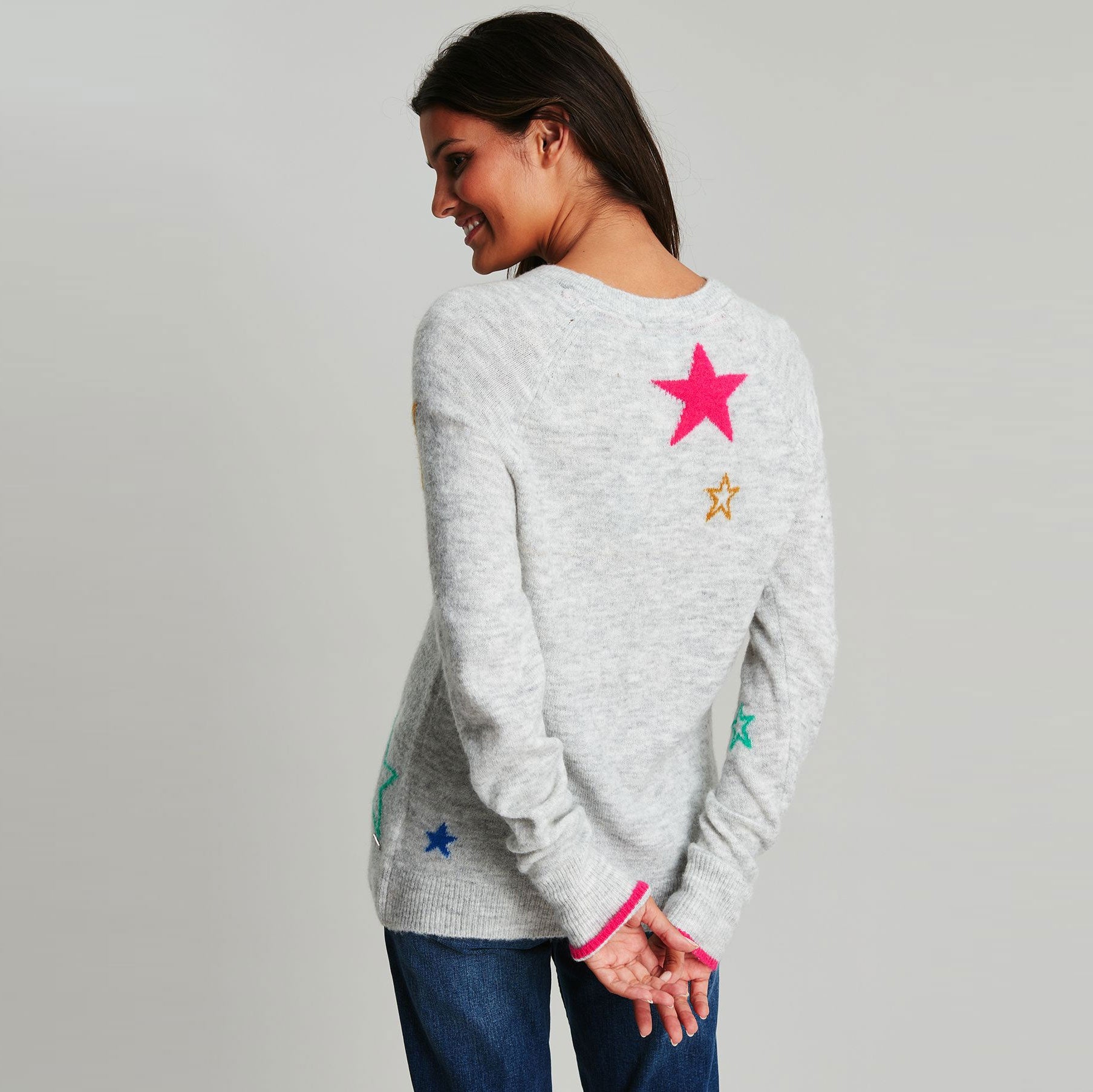 Joules Ladies Chantelle Star Intarsia Jumper