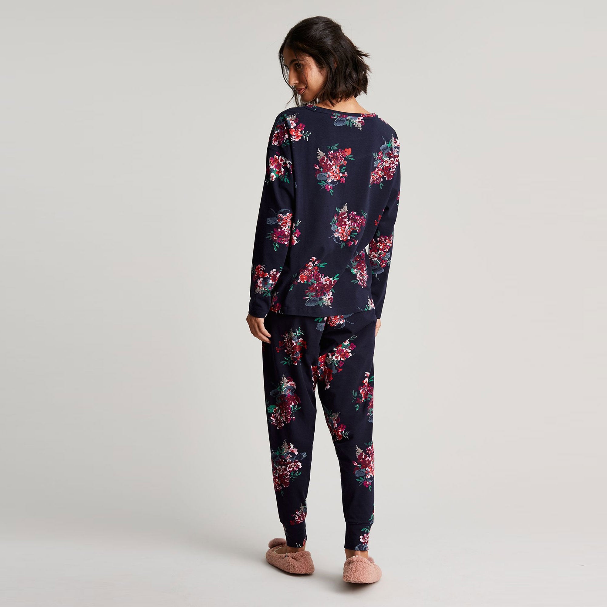 Joules Ladies Dreamley Long Sleeve Jersey Pyjama Set