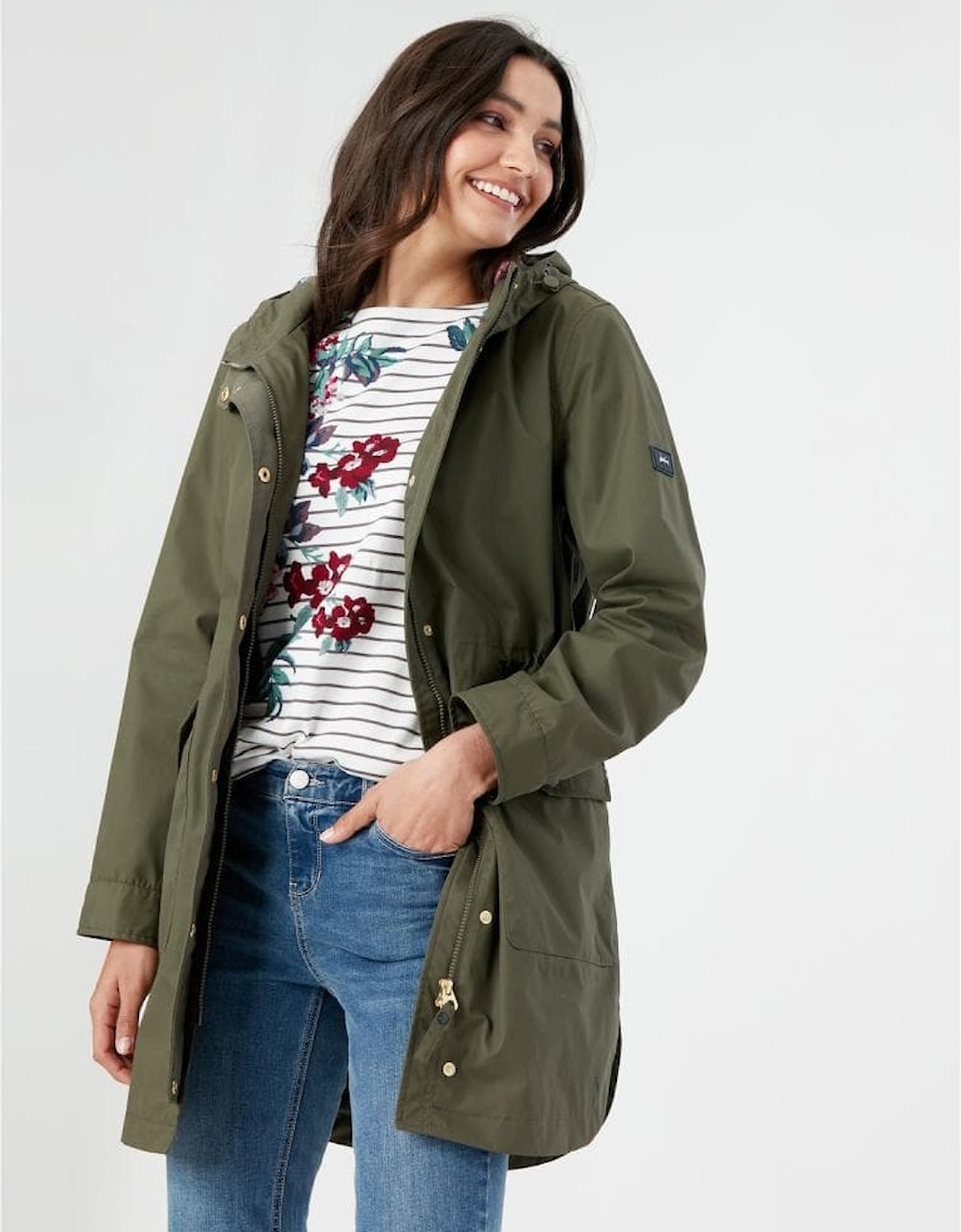 Joules Loxley Longline Womens Waterproof Jacket
