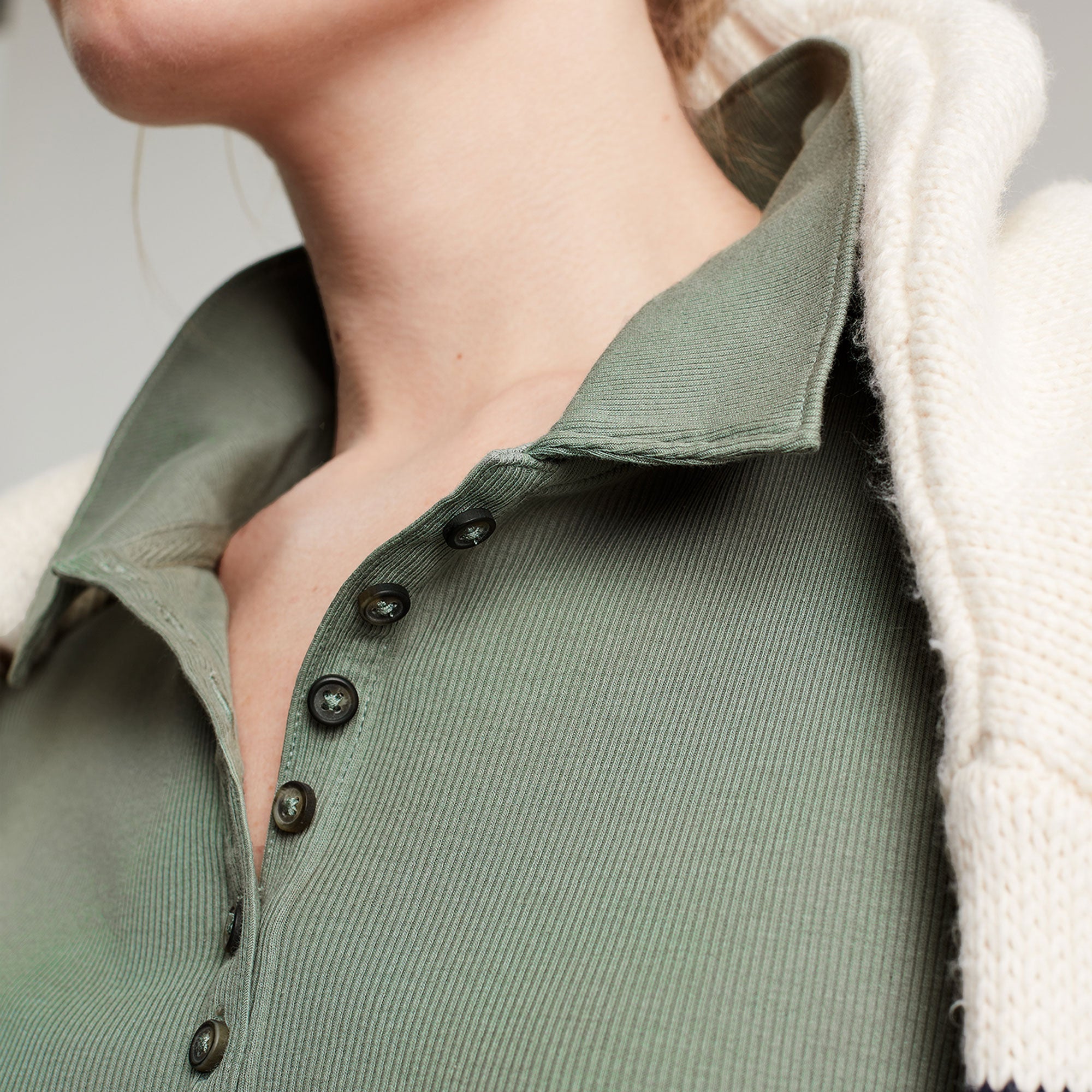 Joules Ladies Harriett Ribbed Top