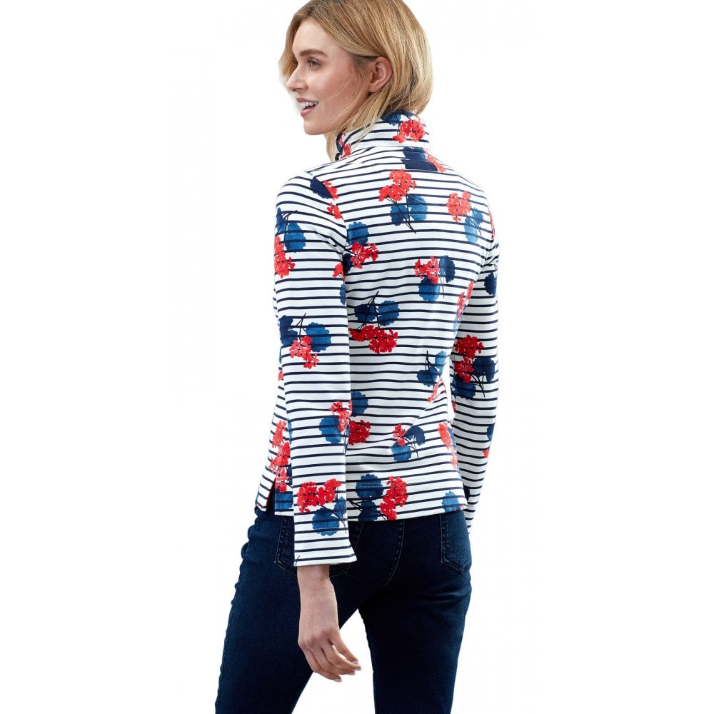 Joules Ladies Saunton Print Sweatshirt