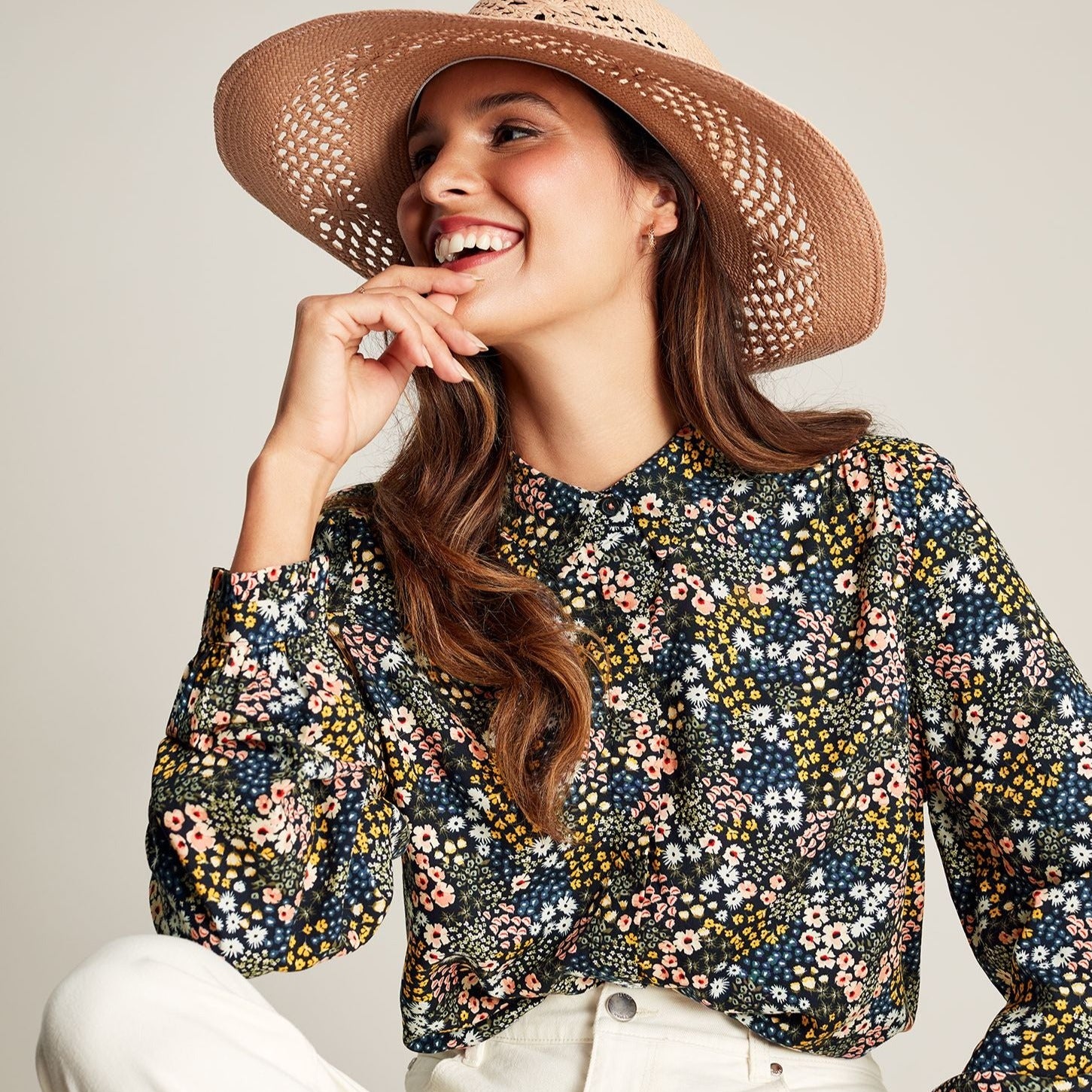 Joules Ladies Kalina Concealed Placket Shirt