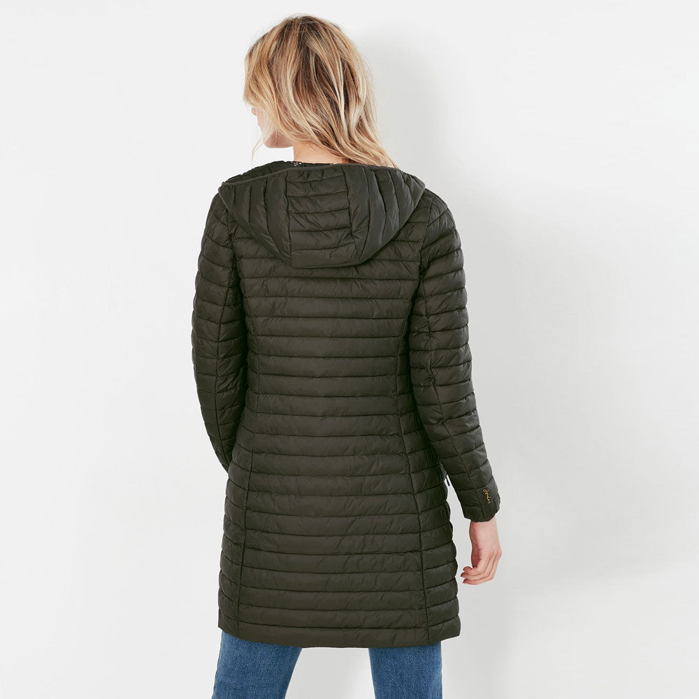 Joules Ladies Long Packable Snug Coat