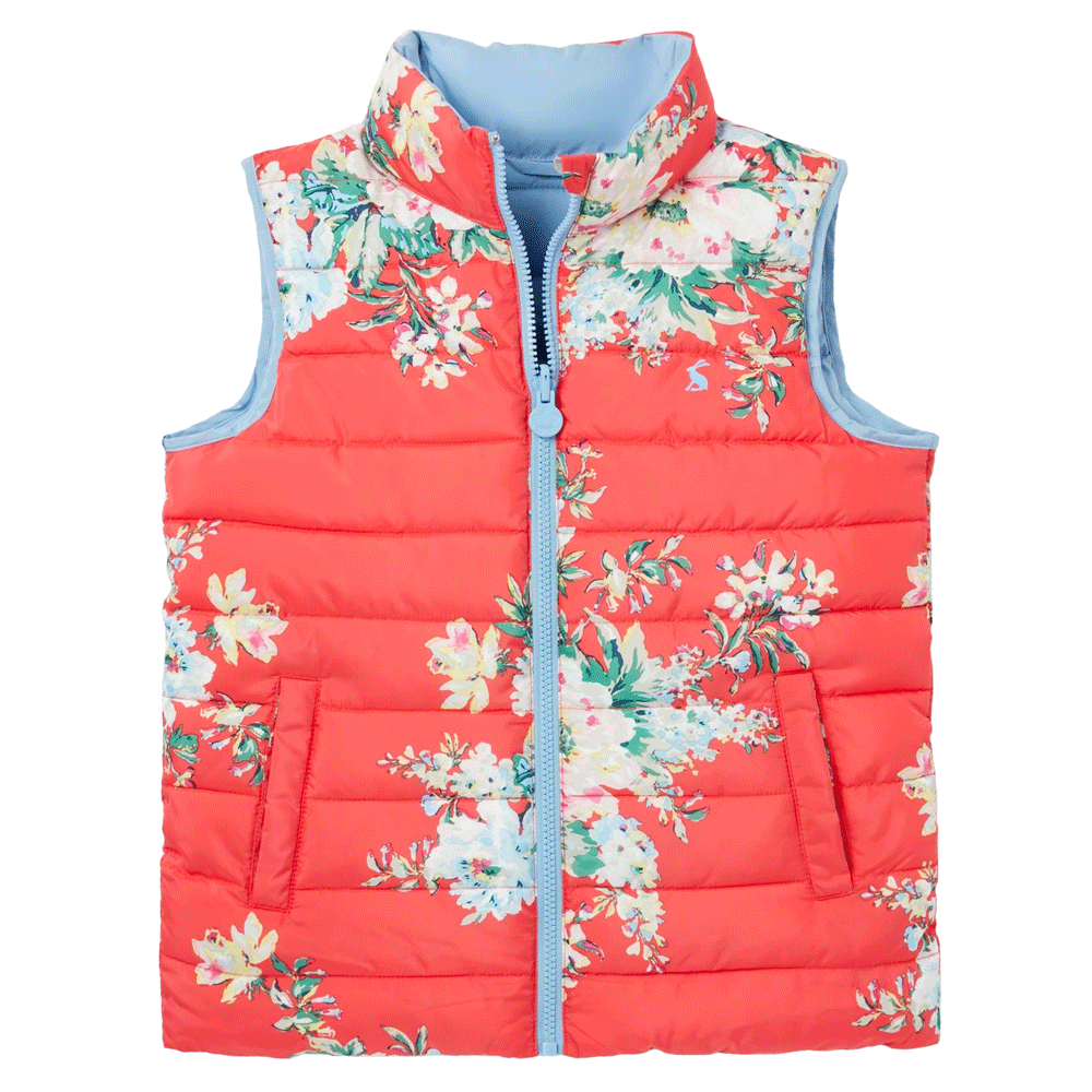 Joules Girls Flip It Reversible Gilet
