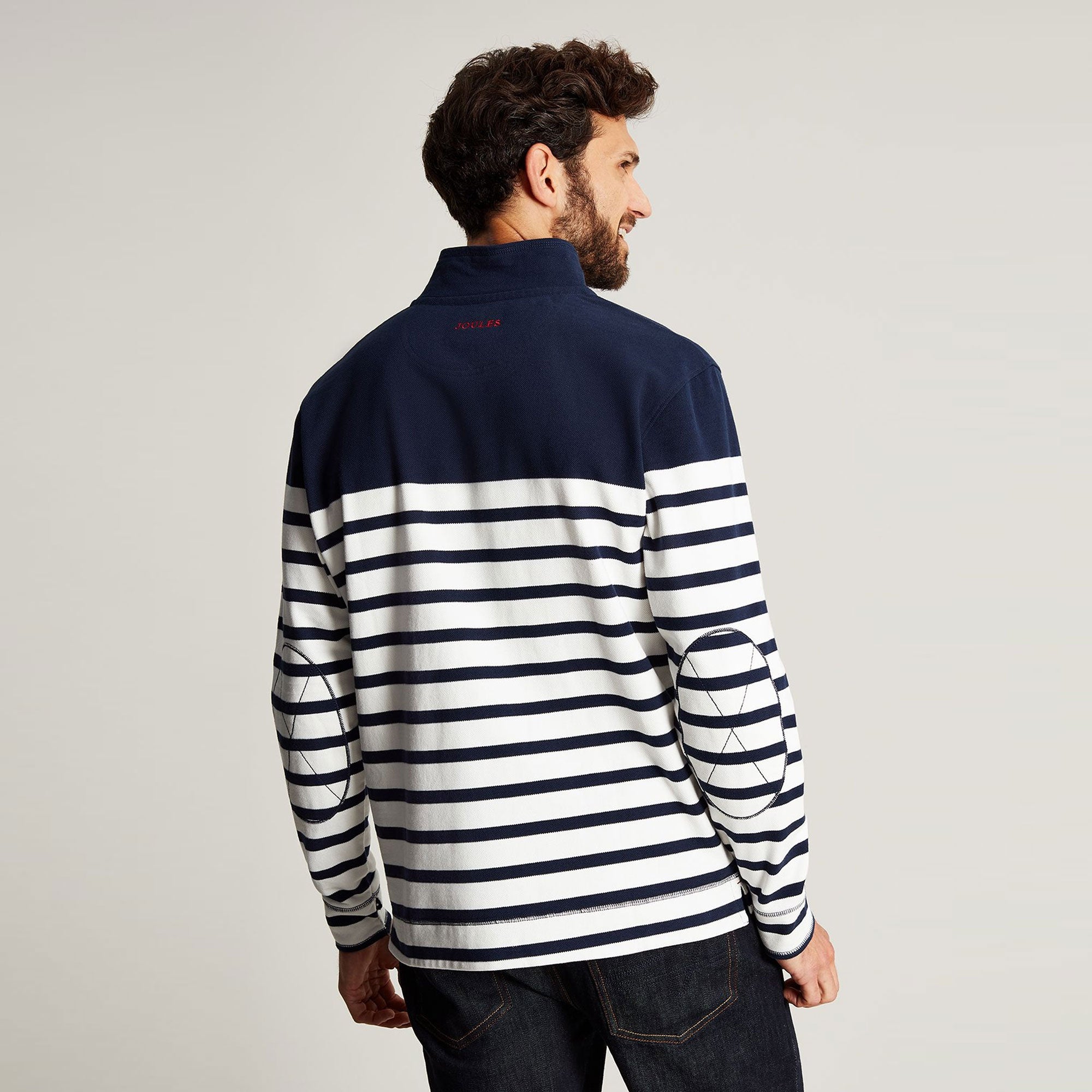Joules Mens Newell Pique Quarter Zip