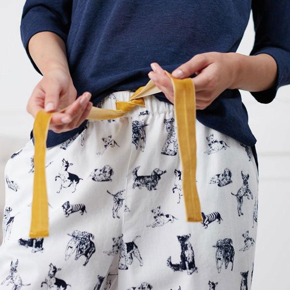 Joules Ladies Luna Brushed Cotton Pj Bottoms