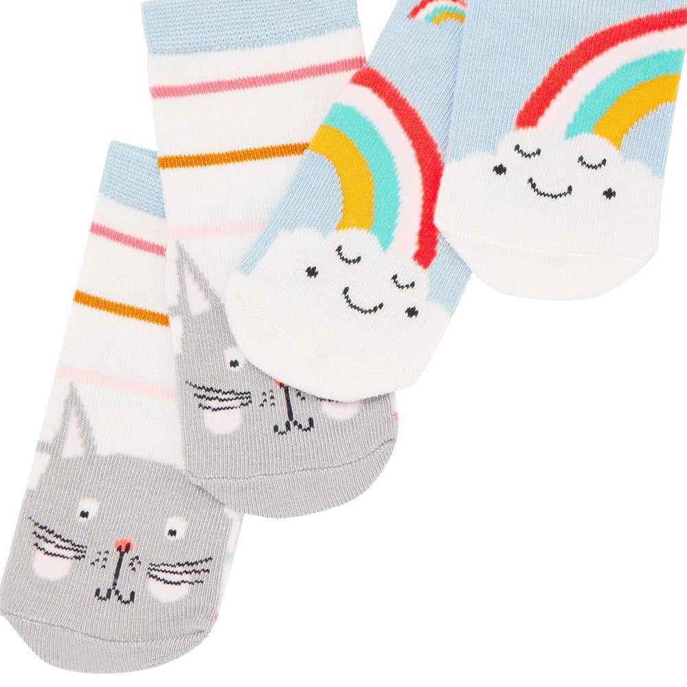 Joules Baby Girls Neat Feet Character Socks