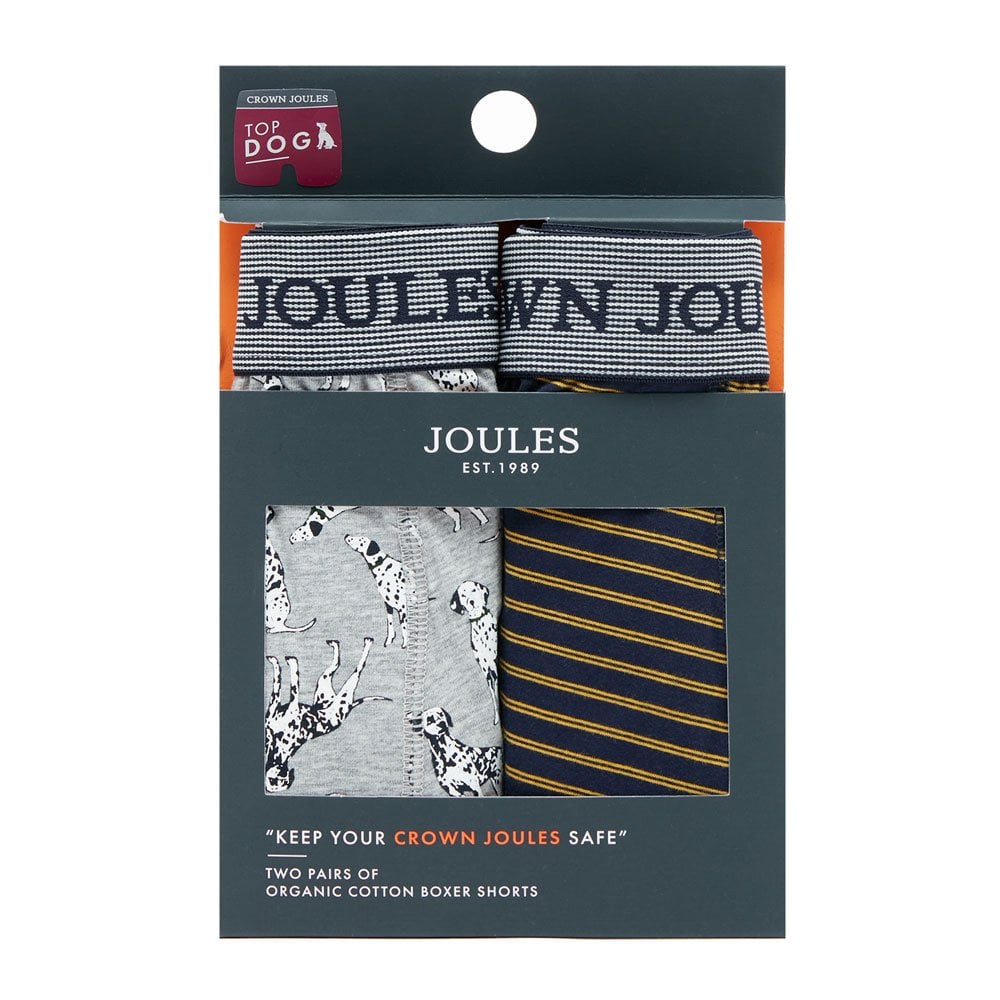 Joules Mens Crown Joules 2 Pack Underwear