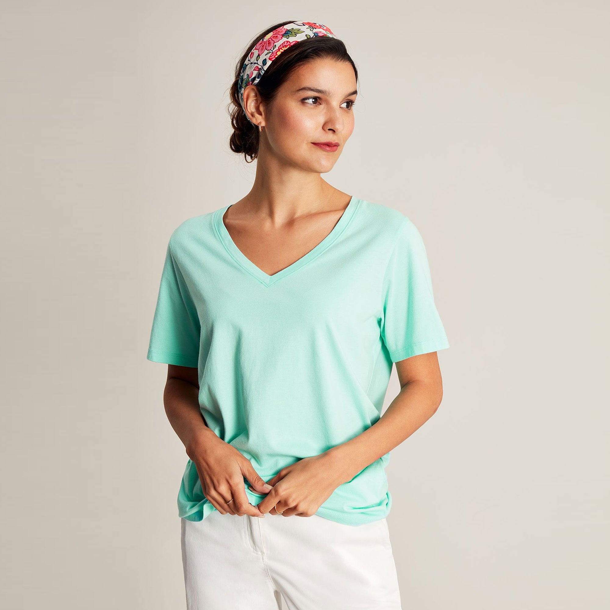 Joules Ladies Emily V Neck Tee