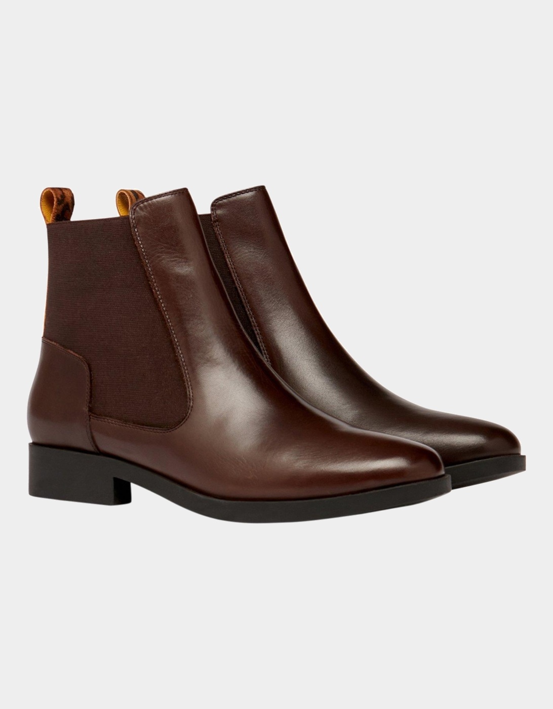 Joules Hendry Leather Chelsea Boot - Dark Brown