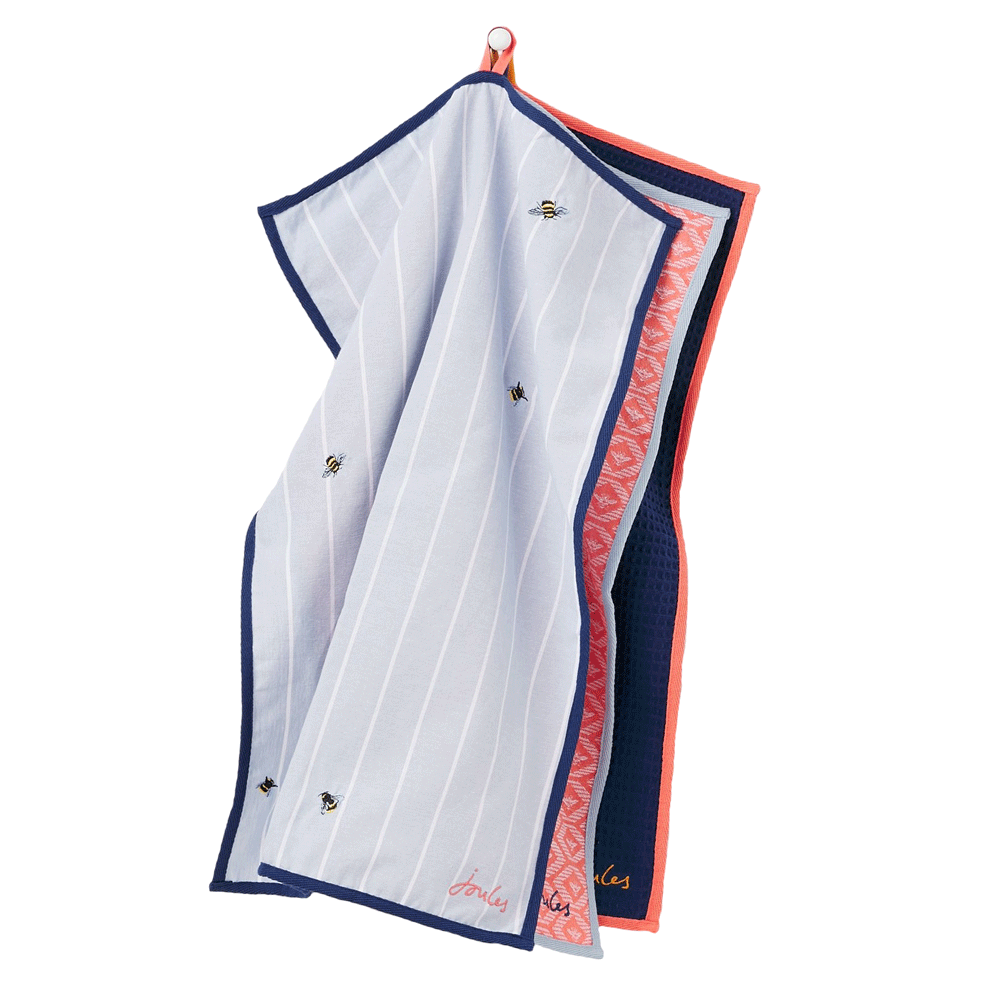 Joules 3 Pack Tea Towel Set