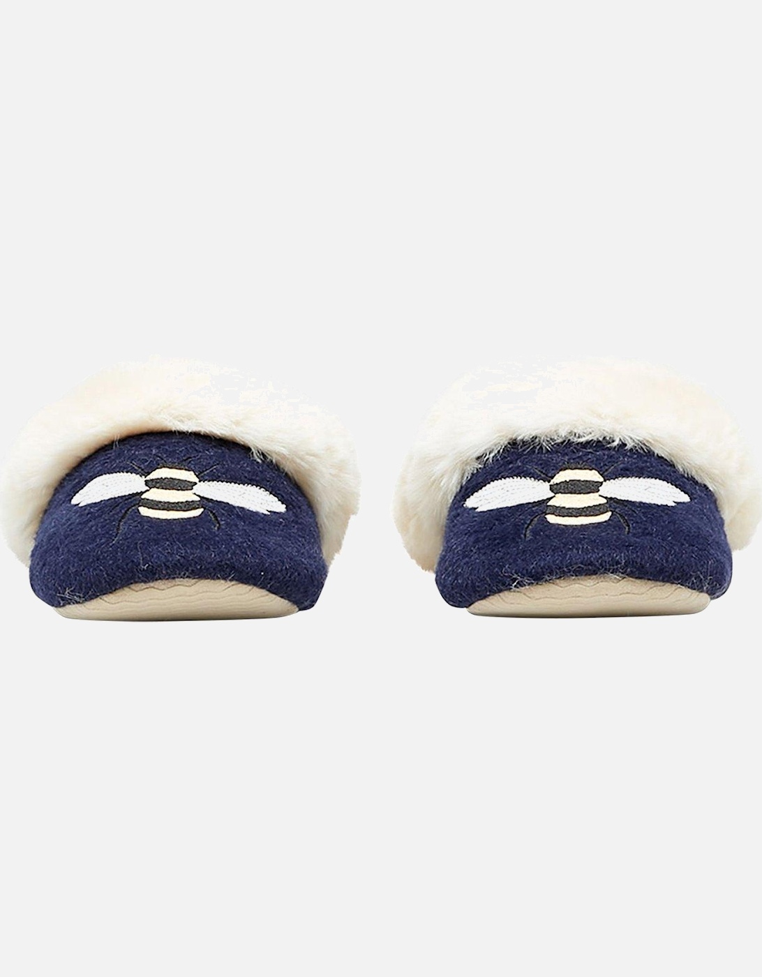 Joules Slippet Luxe Bee Slipper - Navy