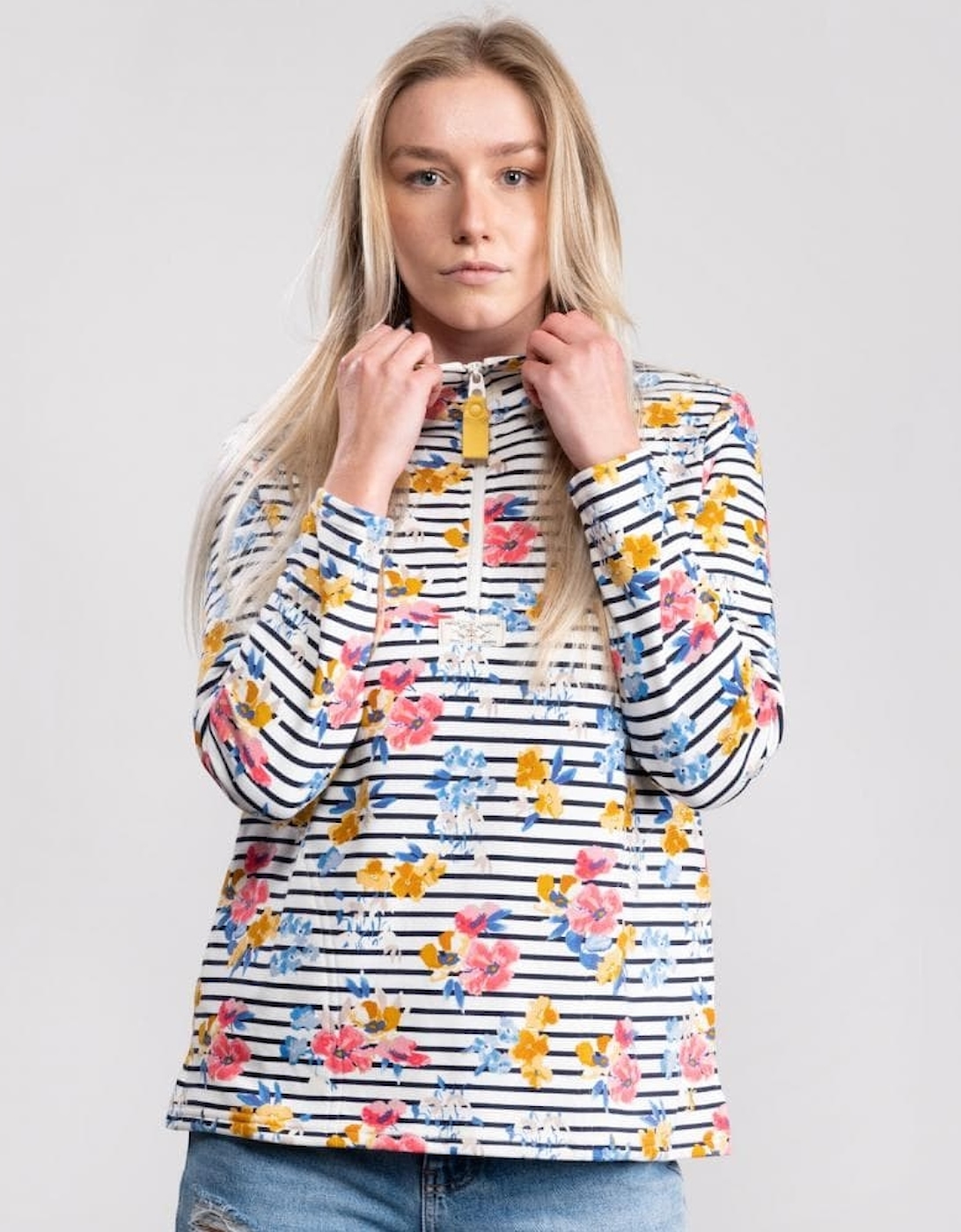 Joules Casual Half Zip Sweatshirt Pip